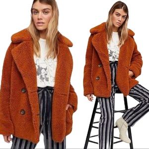 NWT Free People So Soft Teddy Coat Jacket